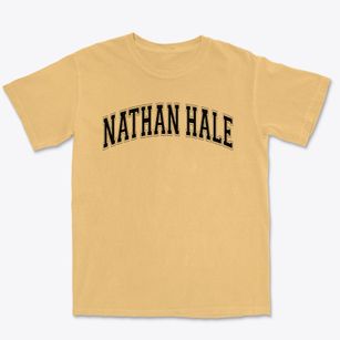 Nathan Hale Elementary School Varsity Arch Premium Heavyweight T-shirt