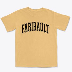 Faribault Lutheran School Varsity Arch Premium Heavyweight T-shirt