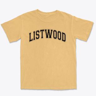 Listwood Primary School Varsity Arch Premium Heavyweight T-shirt