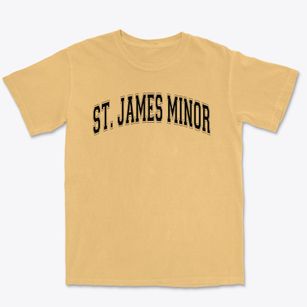 St James Minor Parish Varsity Arch Premium Heavyweight T-shirt