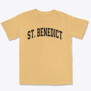Saint Benedict School Varsity Arch Premium Heavyweight T-shirt