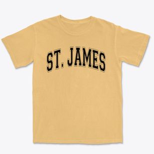 Saint James School Varsity Arch Premium Heavyweight T-shirt
