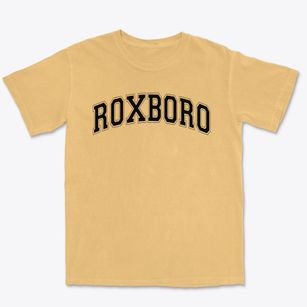Roxboro Christian School Varsity Arch Premium Heavyweight T-shirt