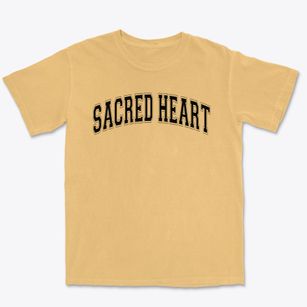 Sacred Heart Catholic School Varsity Arch Premium Heavyweight T-shirt