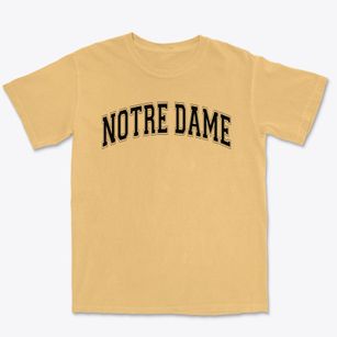 Notre Dame High School Varsity Arch Premium Heavyweight T-shirt