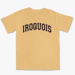 Iroquois High School Varsity Arch Premium Heavyweight T-shirt