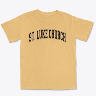 St. Luke Church Varsity Arch Premium Heavyweight T-shirt