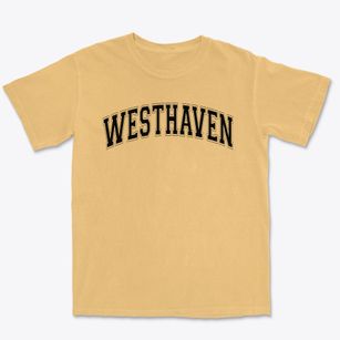 Westhaven Elementary School Varsity Arch Premium Heavyweight T-shirt