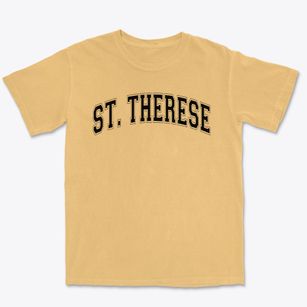 Saint Therese Preschool Varsity Arch Premium Heavyweight T-shirt