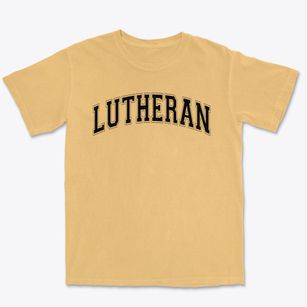 Lutheran School Varsity Arch Premium Heavyweight T-shirt