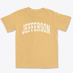 Jefferson Elementary School Varsity Arch Premium Heavyweight T-shirt