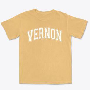 Vernon Junior High School Varsity Arch Premium Heavyweight T-shirt
