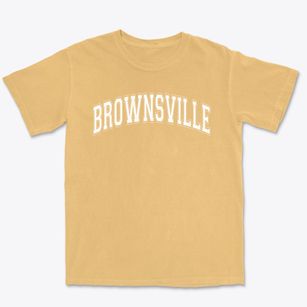 Brownsville Hurricanes Football Varsity Arch Premium Heavyweight T-shirt