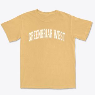 Greenbriar West Elementary School Varsity Arch Premium Heavyweight T-shirt