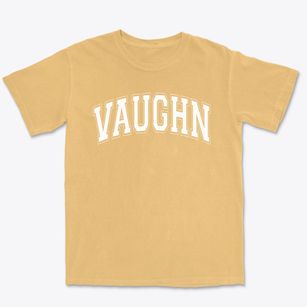 Vaughn Elementary School Varsity Arch Premium Heavyweight T-shirt