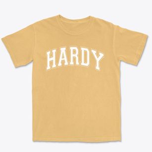 Hardy Elementary School Varsity Arch Premium Heavyweight T-shirt