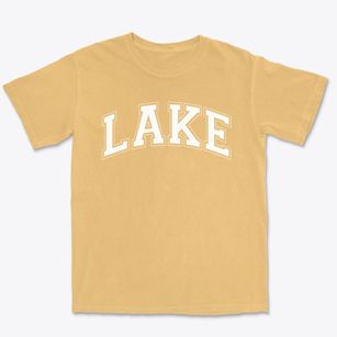 Lake Middle School Varsity Arch Premium Heavyweight T-shirt