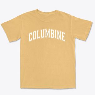 Columbine Christian School Varsity Arch Premium Heavyweight T-shirt