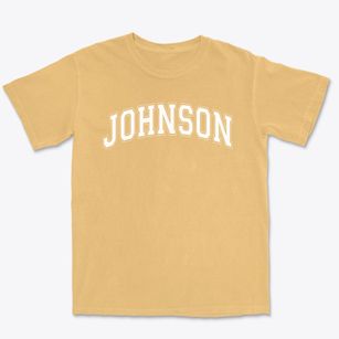 Johnson Elementary School Varsity Arch Premium Heavyweight T-shirt