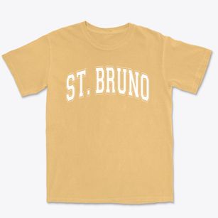 Saint Bruno Parish Varsity Arch Premium Heavyweight T-shirt