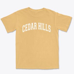 Cedar Hills School Varsity Arch Premium Heavyweight T-shirt