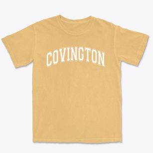 Covington Elementary School Varsity Arch Premium Heavyweight T-shirt