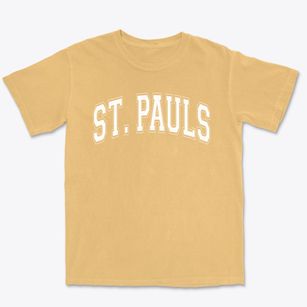 Saint Pauls Middle School Varsity Arch Premium Heavyweight T-shirt