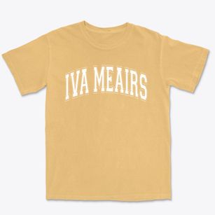 Iva Meairs Elementary School Varsity Arch Premium Heavyweight T-shirt