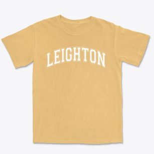 Leighton Elementary School Varsity Arch Premium Heavyweight T-shirt