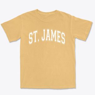 Saint James School Wilkinsburg Varsity Arch Premium Heavyweight T-shirt