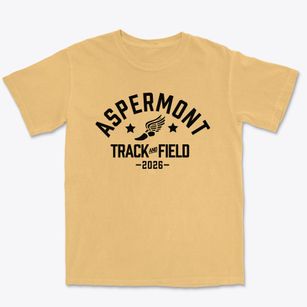 Aspermont High School Track and Field Premium Heavyweight T-shirt