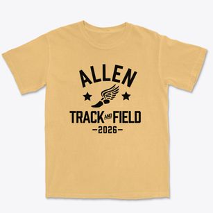 Allen Montessori Academy Track and Field Premium Heavyweight T-shirt