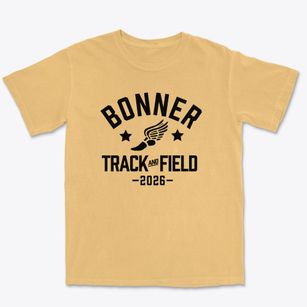 Bonner Elementary School Track and Field Premium Heavyweight T-shirt