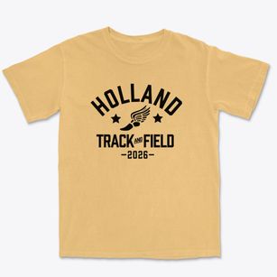 Holland Elementary School Track and Field Premium Heavyweight T-shirt
