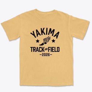 Yakima Valley Technical Skills Center Track and Field Premium Heavyweight T-shirt