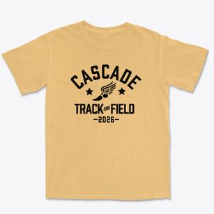 Cascade Junior High School Track and Field Premium Heavyweight T-shirt