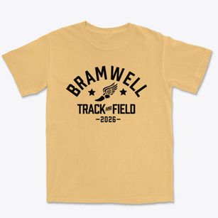 Bramwell School Track and Field Premium Heavyweight T-shirt