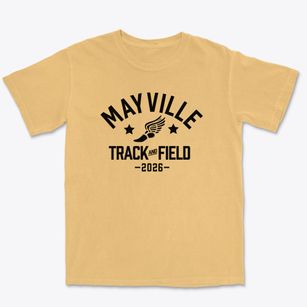 Mayville Middle School Track and Field Premium Heavyweight T-shirt