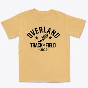 Overland Elementary School Track and Field Premium Heavyweight T-shirt
