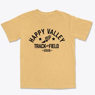 Happy Valley Elementary School Track and Field Premium Heavyweight T-shirt
