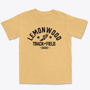 Lemonwood Elementary School Track and Field Premium Heavyweight T-shirt