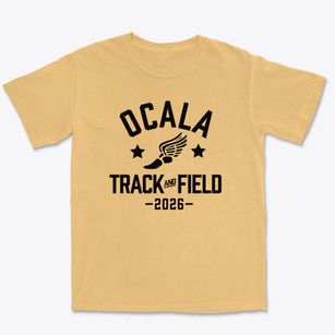 Ocala Middle School Track and Field Premium Heavyweight T-shirt