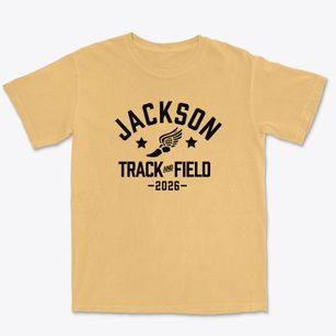 Jackson Elementary School Track and Field Premium Heavyweight T-shirt
