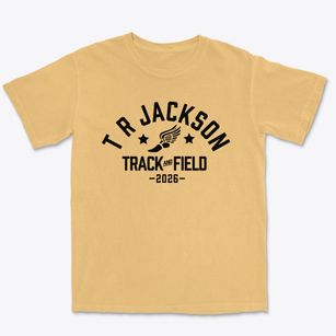 T R Jackson Pre K Center Track and Field Premium Heavyweight T-shirt