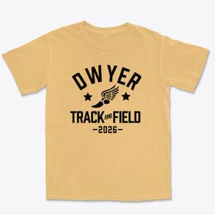 W.t. Dwyer High School Track and Field Premium Heavyweight T-shirt