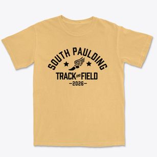 South Paulding Middle School Track and Field Premium Heavyweight T-shirt