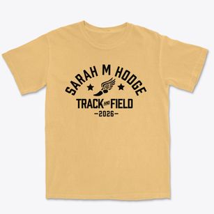 Sarah M Hodge Elementary School Track and Field Premium Heavyweight T-shirt