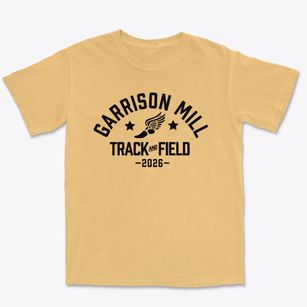 Garrison Mill Elementary School Track and Field Premium Heavyweight T-shirt