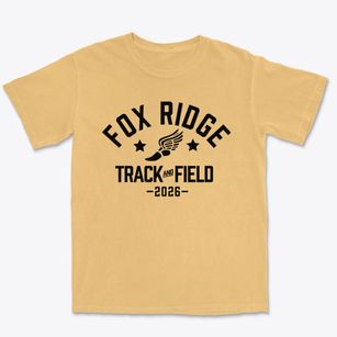 Fox Ridge Elementary School Track and Field Premium Heavyweight T-shirt