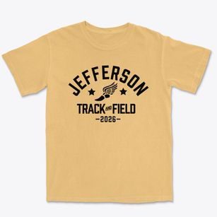 Jefferson Elementary School Track and Field Premium Heavyweight T-shirt